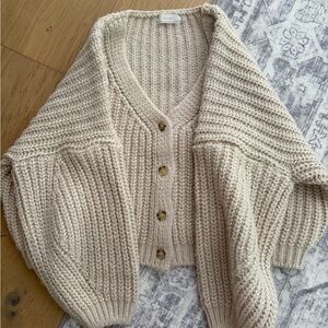 Oat and Fort Hailey Bieber Sweater Oversized Knit